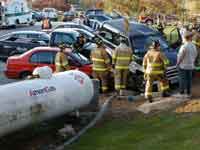 Note how close the Bronco II is to the propane tanks